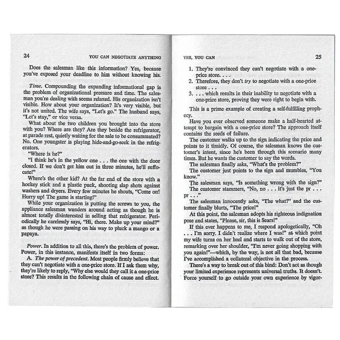 You Can Negotiate Anything, Bestselling Books in English, Negotiate Study Books 9780553281095 - AUDIO BOOKS - audio - books - book