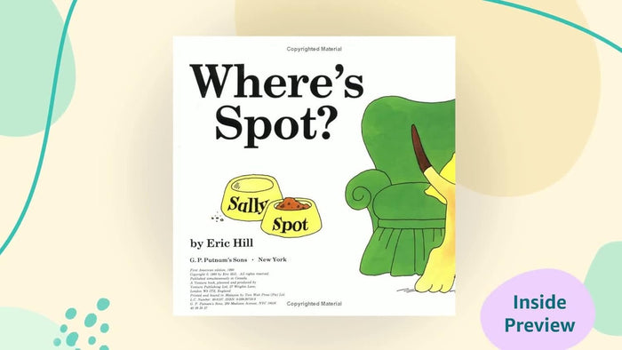Where'S Spot?: a Lift - The - Flap Book - AUDIO BOOKS - audio - books - book