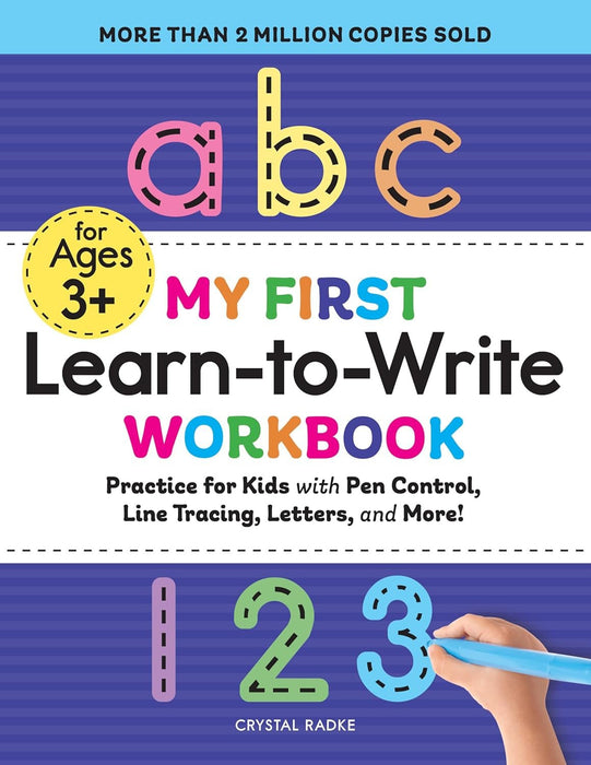 My First Learn - To - Write Workbook: Practice for Kids with Pen Control, Line Tracing, Letters, and More! - AUDIO BOOKS - audio - books - book