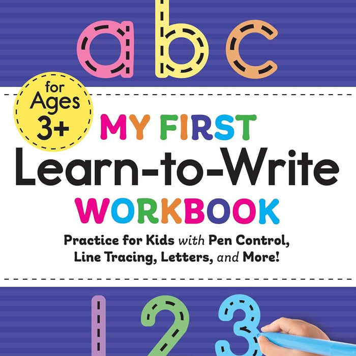 My First Learn - To - Write Workbook: Practice for Kids with Pen Control, Line Tracing, Letters, and More! - AUDIO BOOKS - audio - books - book