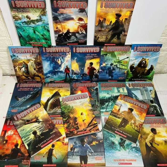 22 Books/Set I Survived English Reading Books Disaster History Survival Novel Escape Guide Children'S Science Chapters Books - AUDIO BOOKS - audio - books - book