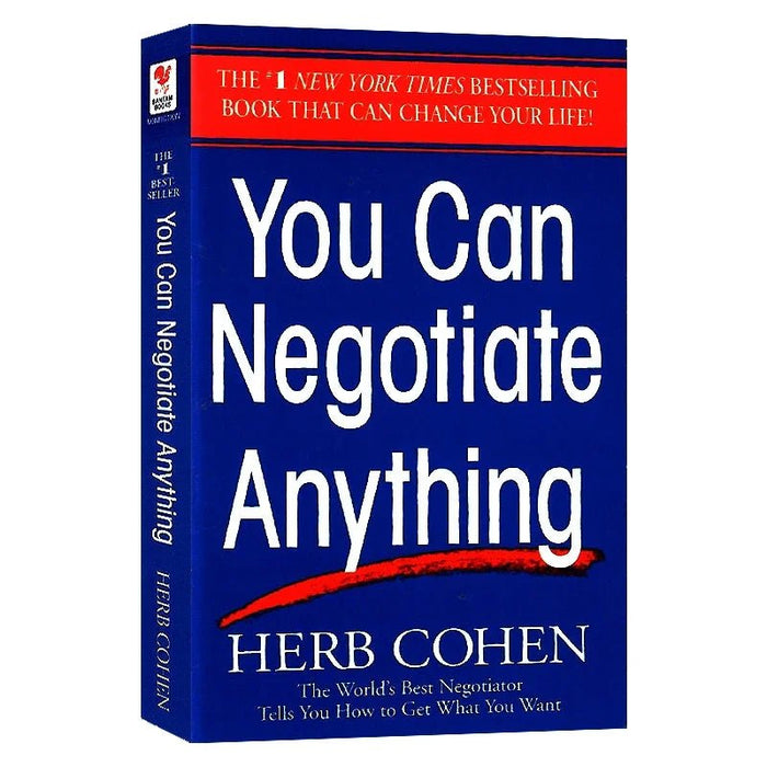 You Can Negotiate Anything, Bestselling Books in English, Negotiate Study Books 9780553281095 - AUDIO BOOKS - audio - books - book